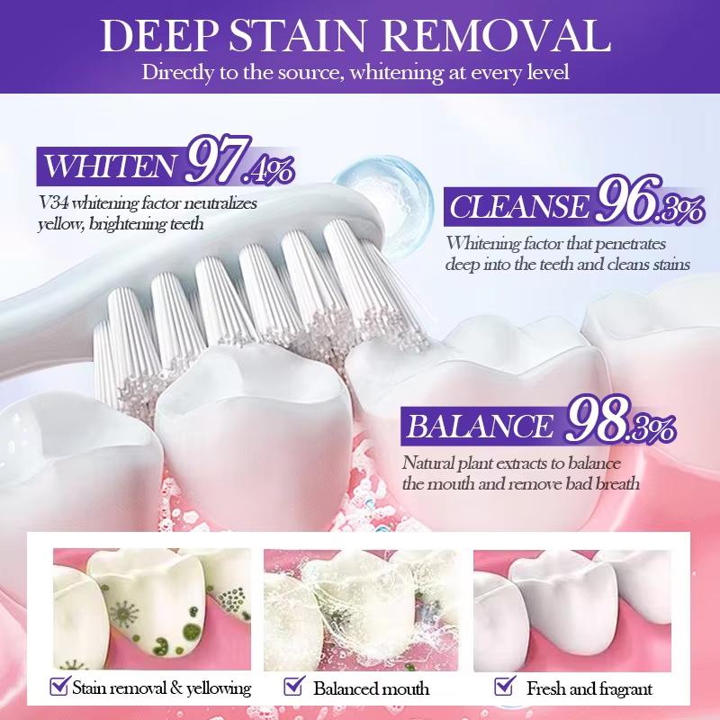 Dental Calculus Remover Bad Breath Removal Whitening Teeth Toothpaste Brightening Dental Cleansing Care