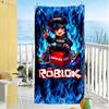 Roblox Beach Towel Soft Durable Quick-Dry Comfortable Lightweight Suitable for Swimming, Gym, Camping, Yoga Vacation