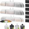 DownyPaws Aktivkohlefilter-Kartuschen Ersatz für Katzen-Trinkbrunnen WFP6 Packung mit 6 oder 12