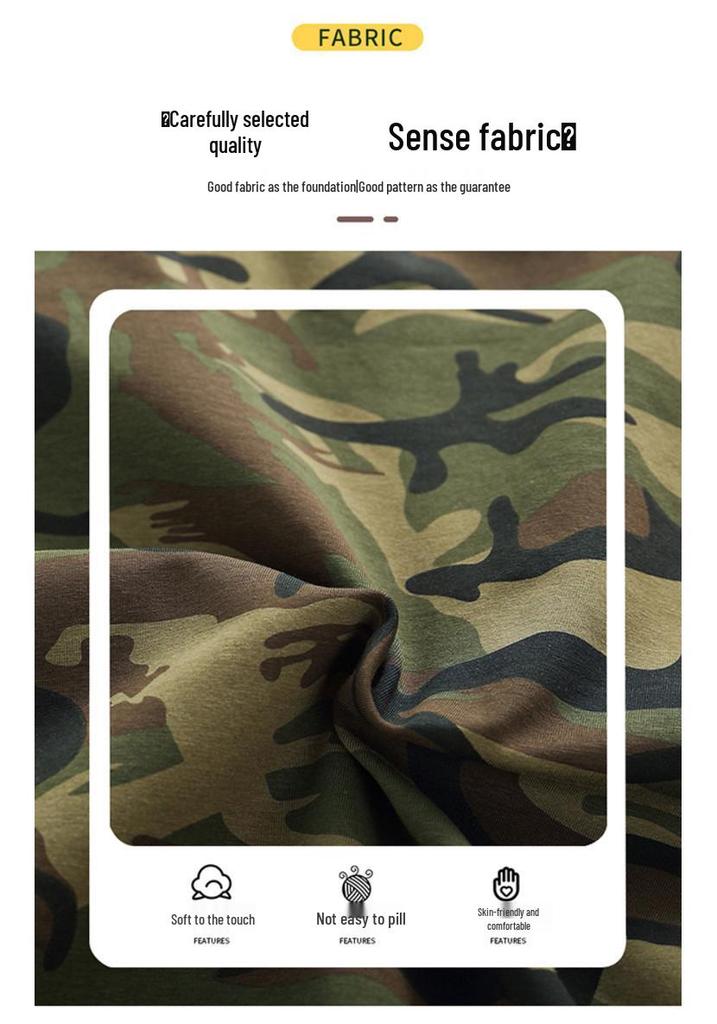 2025 Boys' Camouflage Sports Set: Autumn Special Forces Training Uniform