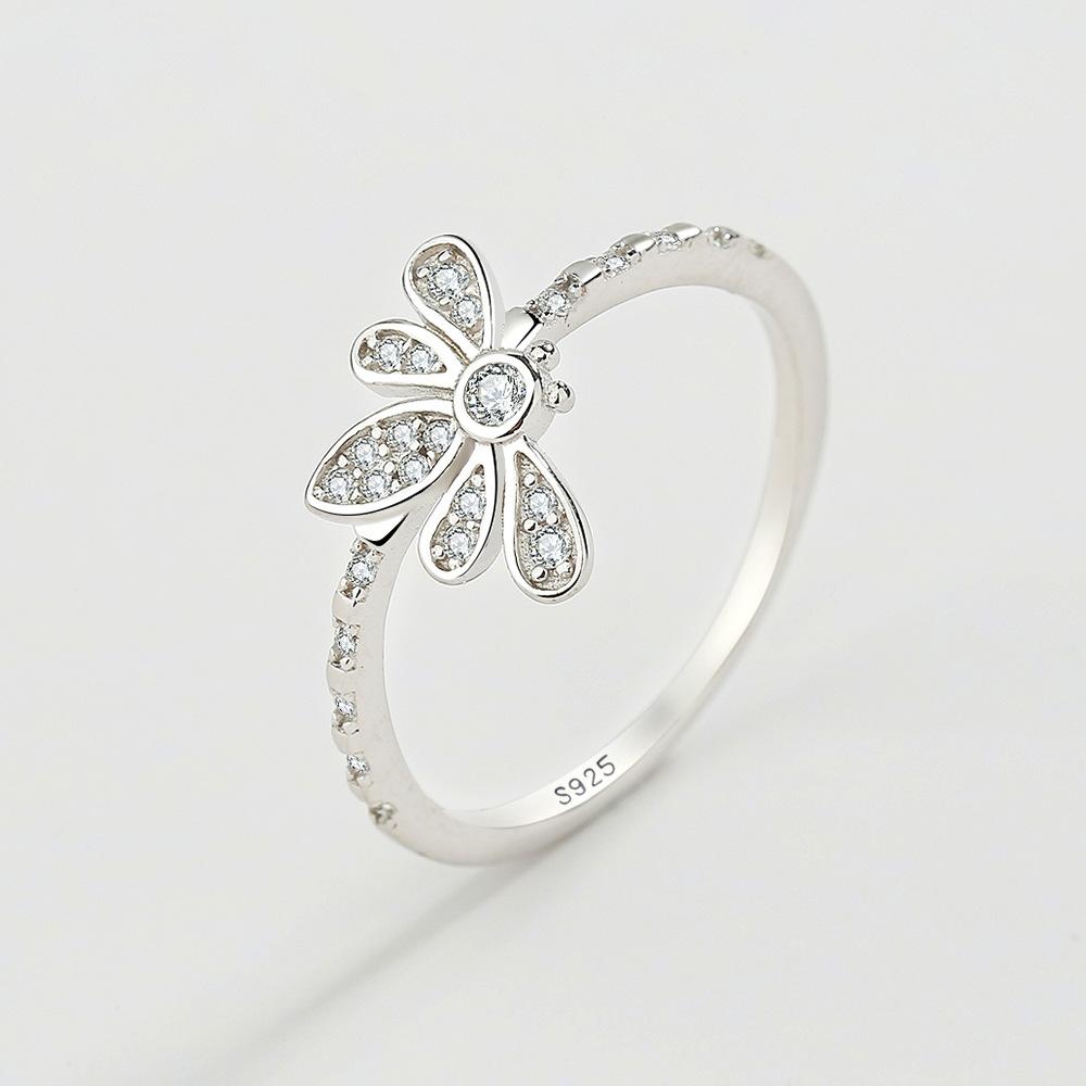 

POMOiii Женское кольцо из стерлингового серебра S925 в европейском и американском стиле с бриллиантами, японское кольцо с пчелой, кольцо для пары