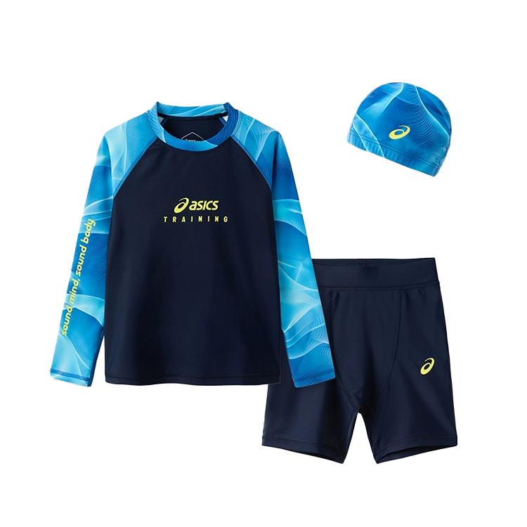 Asics Kids Swimsuit Sports Performance SS25 Set Of 3 Navy Blue Teenagers 332251672077-5003 130