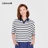 Lafuma Women's 2025 Summer Striped Outdoor Polo T-Shirt