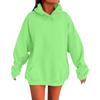 Falling Shoulder Sleeve Hooded Sweatshirt, Women's Autumn Thick Hooded Sweatshirt