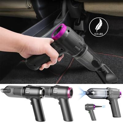 Car Vacuum, High Power Portable Cordless, Brushless Motor Portable Vacuum For Car, Wireless Handheld Cleaner Duster For Home