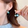 Unique Korean Ball Dangle Drop Earrings Elegant Charm Earrings Ear Buckle Fashion Jewelry For Women Girls Gifts