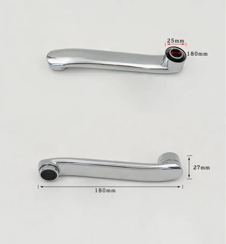 Faucet Accessories Kitchen Wash Basin Faucet Outlet Pipe Outlet Nozzle Bubbler Universal Pipe Rotary Bend Pipe