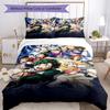3pcs My Hero Academia Bedding Set Duvet Cover Closure Includes 1 Duvet Cover & 2 Pillowcases, Soft and Comfortable for All Seasons.