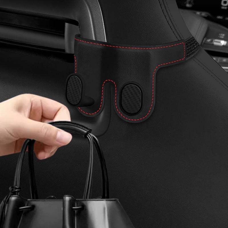 Auto Innenaufbewahrungshaken Automobil Rücksitzhaken für Handtasche Geldbörse Regenschirm Schwerlast Auto Kopfstützenhaken Organizer