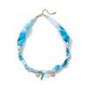 Love Heart Beach Ocean Series Necklace Flower Dopamine Necklace Vintage Cloth Chain Necklace  Male