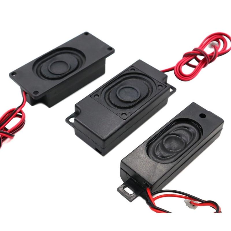 1pair Speaker 3070 8Ohm 3W Computer Loudspeaker Speaker Full Frequency Rectangles Speaker Quality Sound for Electronics