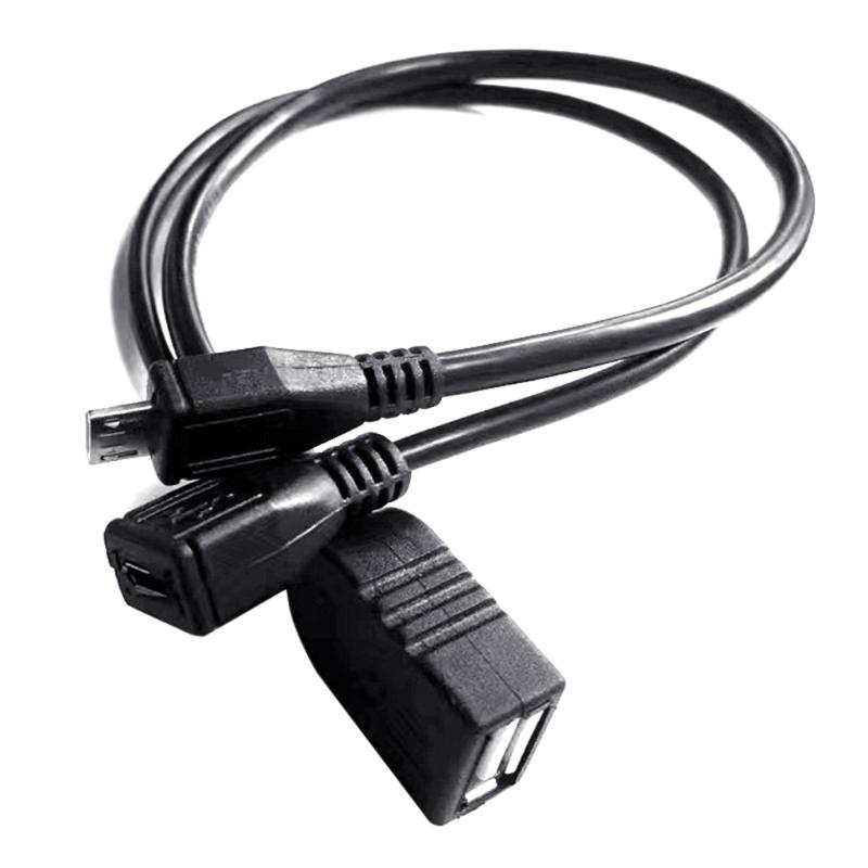 480Mbps Fast Speed Transmission OTG USB Female Splitter Adapter for Phone Tablet Replacement 20cm OTG Cable