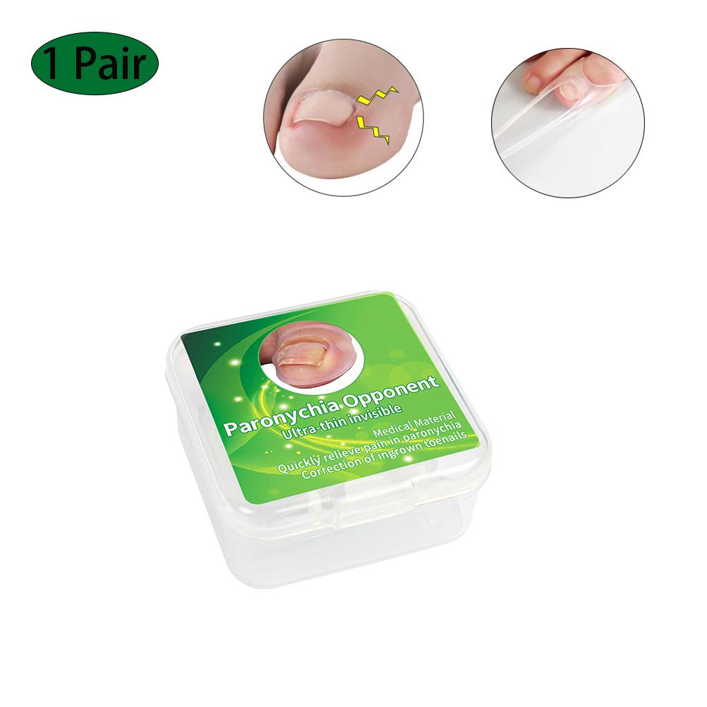 2Pcs Silicone Ingrown Toenail Correction Tool Toe  Toenail Protector Big Toe Sleeves Thick