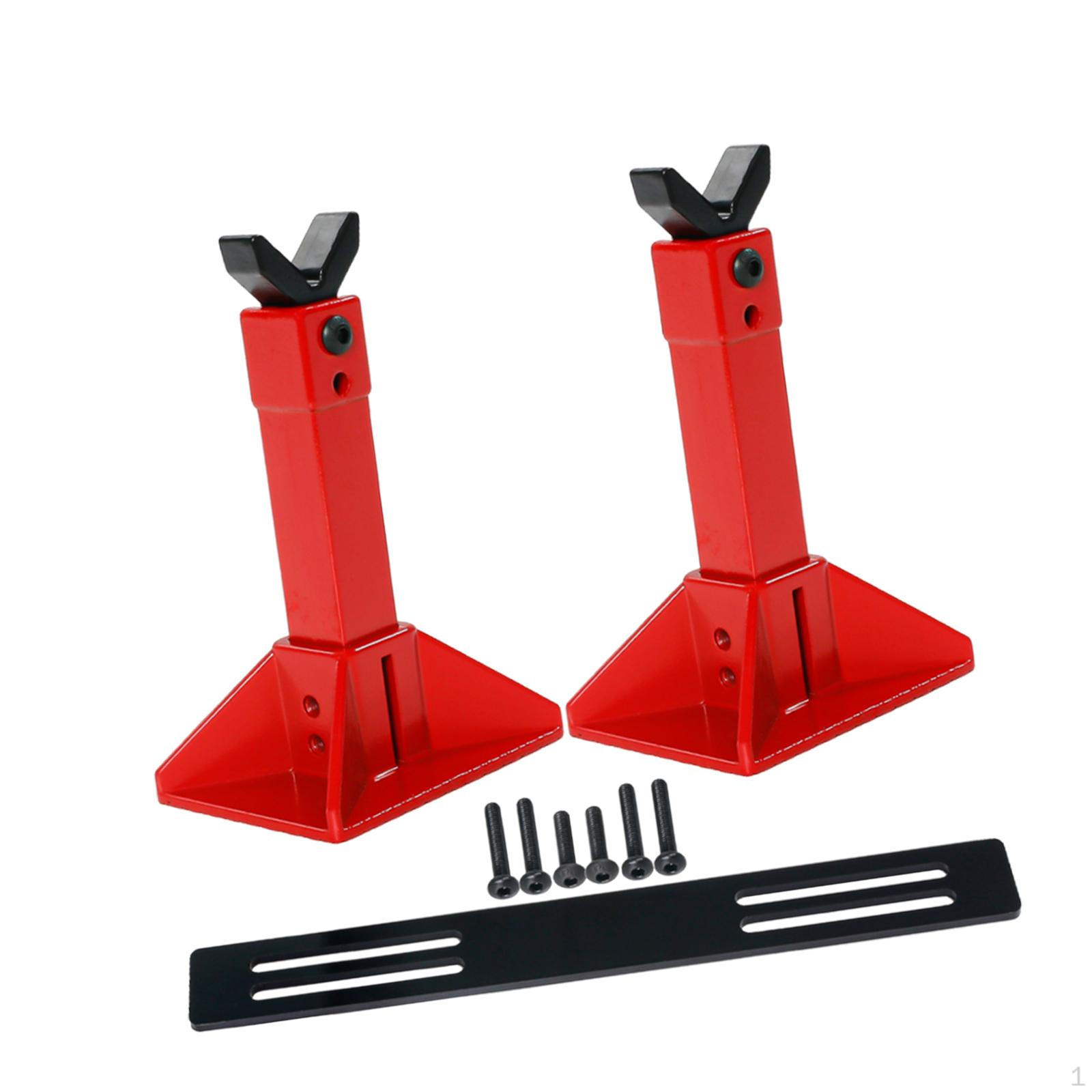 

Jack Stand Model, Hand-painted, Miniature Figure, Axle Display for 1/8, 1/7, 1/10 Scale червоний