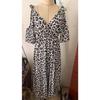 Women's Sexy Leopard Print Midi Dress, Spaghetti Strap with 1/2 Sleeves, European American Style Casual Evening Party Dress for Women