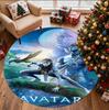 Avatar Pattern Round Rug, Indoor/Outdoor Mat, for Picnic, Gameroom, Bedroom, Office, Living Room, Home Decor Carpet, Birthday Gift