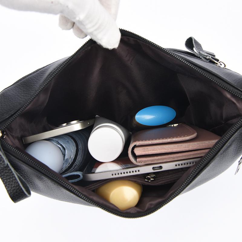 Moderne Leder-Umhängetasche für Damen  großes Fassungsvermögen  weich  tragbar  Crossbody