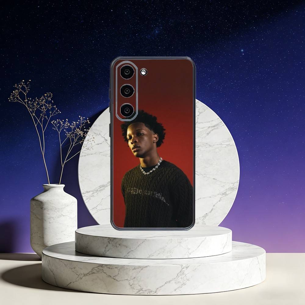 D4vd H-Here With Me Phone Case For Samsung Galaxy A73,A72,A71,A70,A53,A52,A51,Others Soft Black Cover