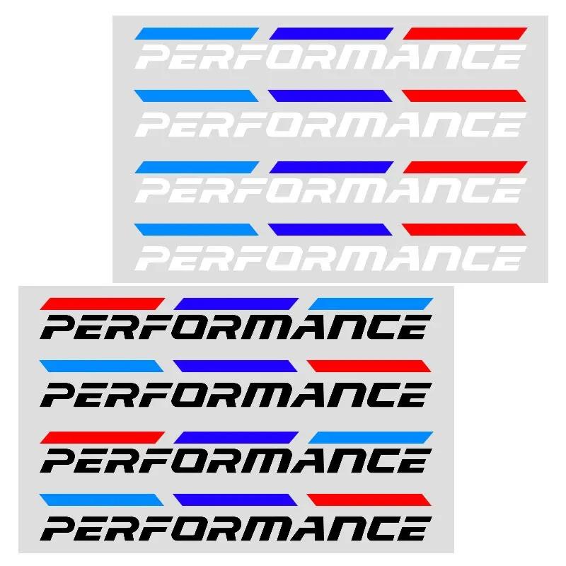4pcs Car Door Handle Sticker Performance Auto Badge Body Decal for BMW M3 M5 M6 X1 X3 X5 E34 E39 E36 E60 E90 E46 F30 Car Goods