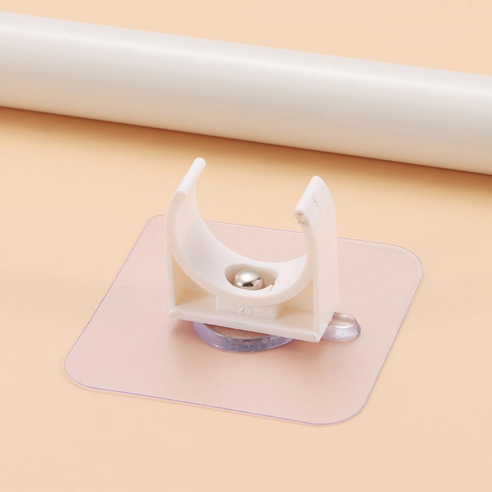 1/5Pcs Punch-free Self-adhesive Pipe Clamp Garden Irrigation Tube Clip Connector Water Tube Holder