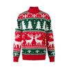 European & American 2026 Men's & Women's High Collar Custom Christmas Sweater - Jacquard Knitwear