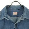 Levi's 90s Old Long sleeve dungarees Denim shirt L blue Men's Used