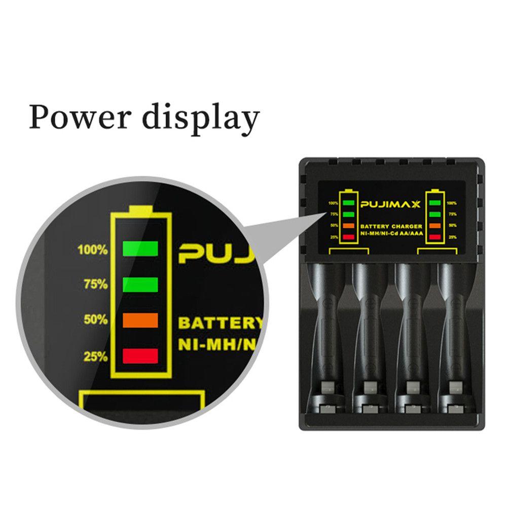 Stable LED Indicator Portable 4 Slot Adapter Intelligent Battery Charger Fast Charging Dock