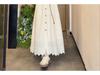 Women's French Hollow V-Neck Short-Sleeve Spring Dress Set - Elegant Waist-Cinching, Slimming, Long Skirt for Dates 2026.