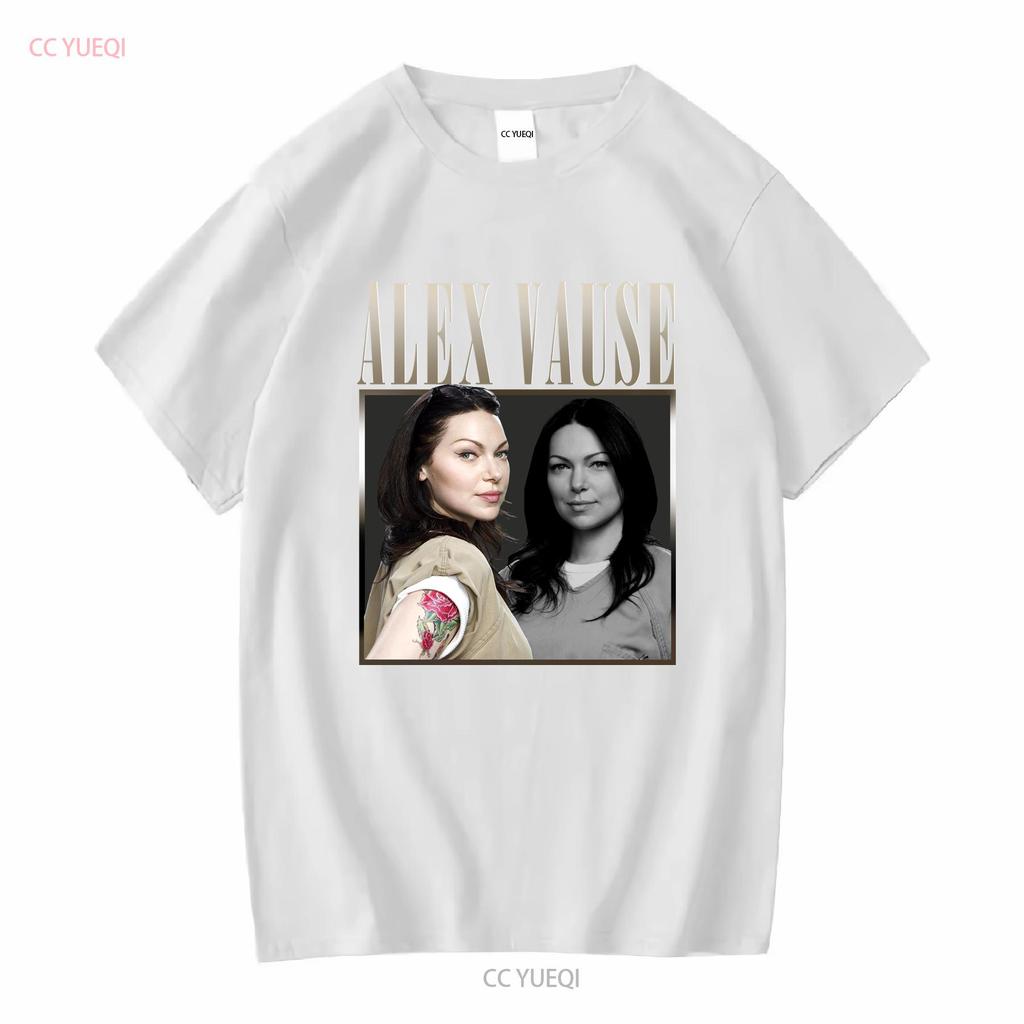 Alex Vause Vintage T shirt SweaT 90s s Laura Prepon Vintange long or short sleeves vintage Washed Casual fashion Stretched