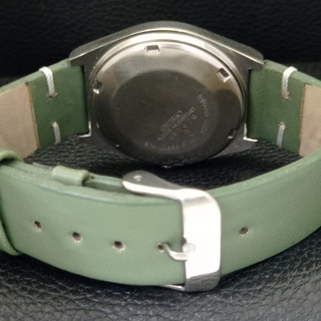 SEIKO 5 AUTOMATIC JAPAN MENS 6309A VINTAGE SILVER COLOR DIAL WATCH a701228-5 R206a-a701228