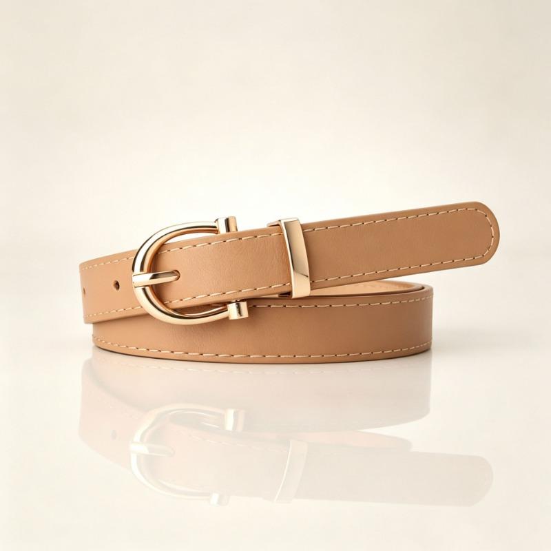 Women S Fashion Pu Leather Belt For Jeans Suits