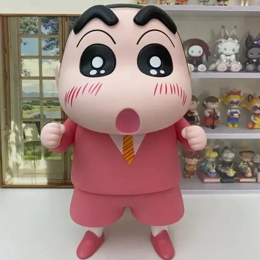 Crayon Shin-Chan Figure Anime Figures Model Personalized Creative Figures 1:1 Large Vinyl Superman Shinchan Figure Ornaments Toy