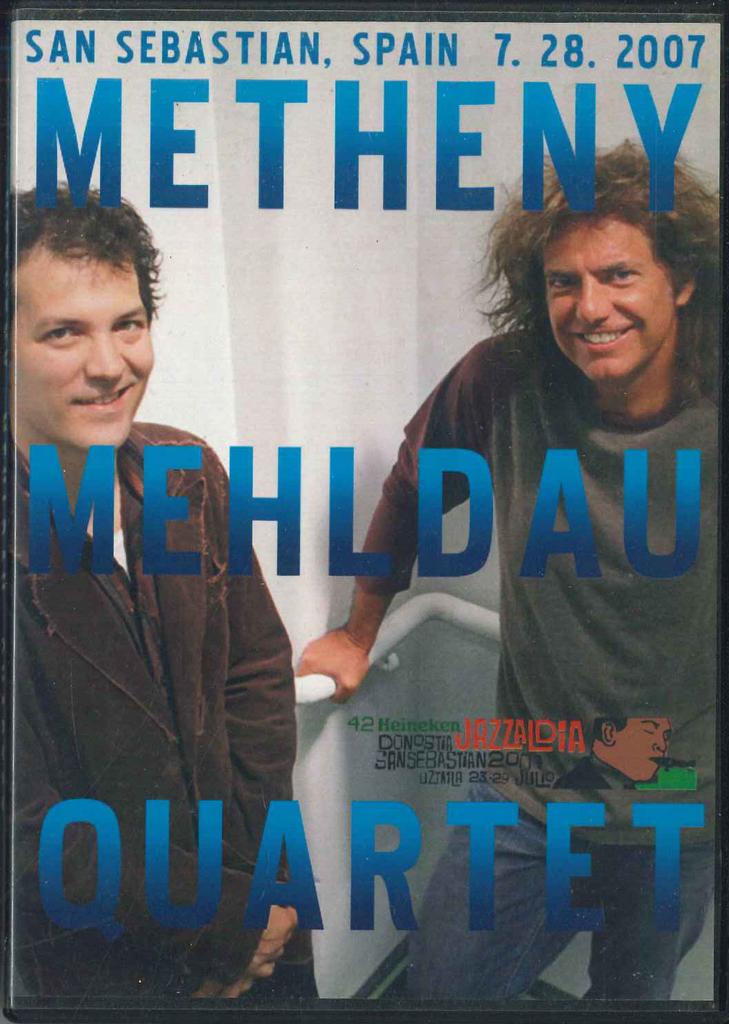 DVD METHNY MEHLDAU QUARTET - San Sebastian,spain 22354 NOT ON LABEL Unknown Music Video Used