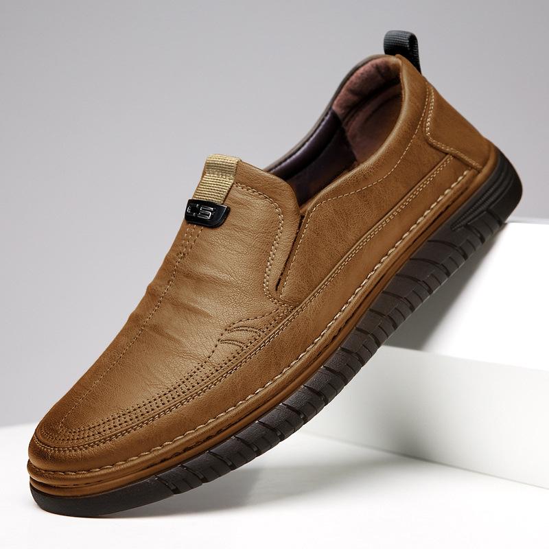 Fashion Men Casual Shoes Leather Man Flats Soft Oxford Shoes Luxury Quality Outdoor Shoes Men Sneakers Men Footwear