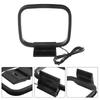 1pc FM Radio Antenna AM FM Loop Antenna 2pin Aerial Connector For Car Radio Stereo Audio Receiver Systems Indoor