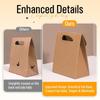 Lace Edge Mini Paper Gift Bag With Ribbon Foldable Small Favor Bag For Wedding Birthday Party Small Business