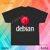 New Debian Linux Logo T Shirt Funny Size S To 5xl Vintage Top For Everyday Wear Stylish Versatile Breathable Fashion