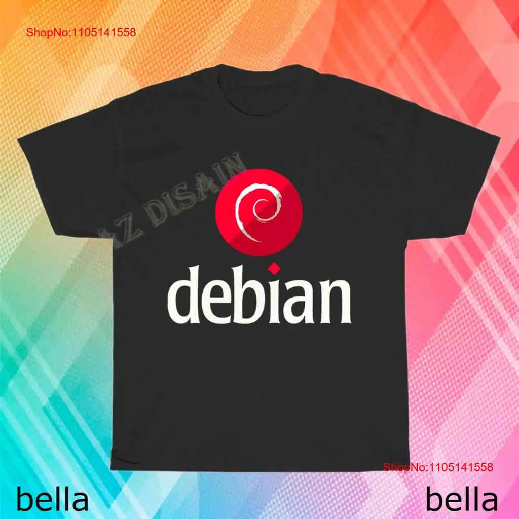 New Debian Linux Logo T Shirt Funny Size S To 5xl Vintage Top For Everyday Wear Stylish Versatile Breathable Fashion