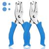 2Pcs Creative Single Hole Punching Machine 3/6mm Punch Plier Handheld Hole Punch Craft Scrapbook