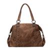 Large capacity casual soft leather rivet tote bag women's 2026 autumn casual versatile shoulder messenger bag