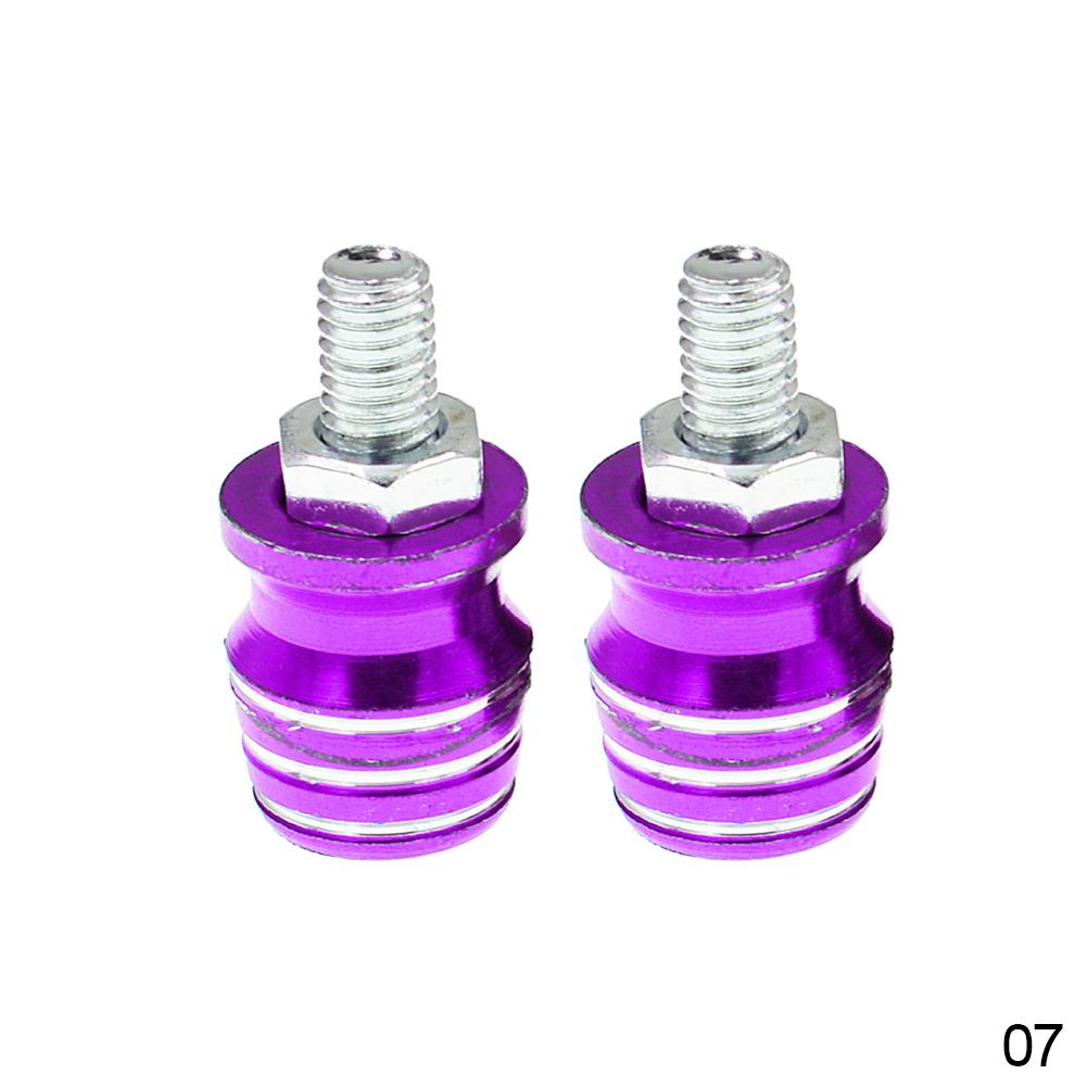 2ks 5mm hliníkový stojan na motocykl Šrouby Cívky kyvné vidlice Posuvný stojan Šroub kyvné vidlice Příslušenství pro Yamaha Honda Suzuki Kawasaki