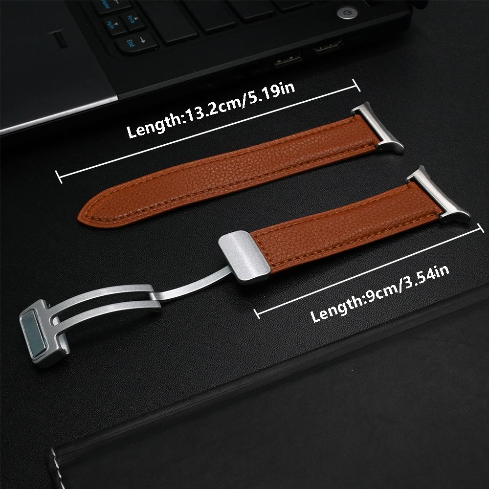 Leather for Samsung Galaxy Watch 8 44mm 40mm 8 Classic 46mm Band Smartwatch Accessory for Galaxy Ultra 47mm 2025 Magnetic Strap