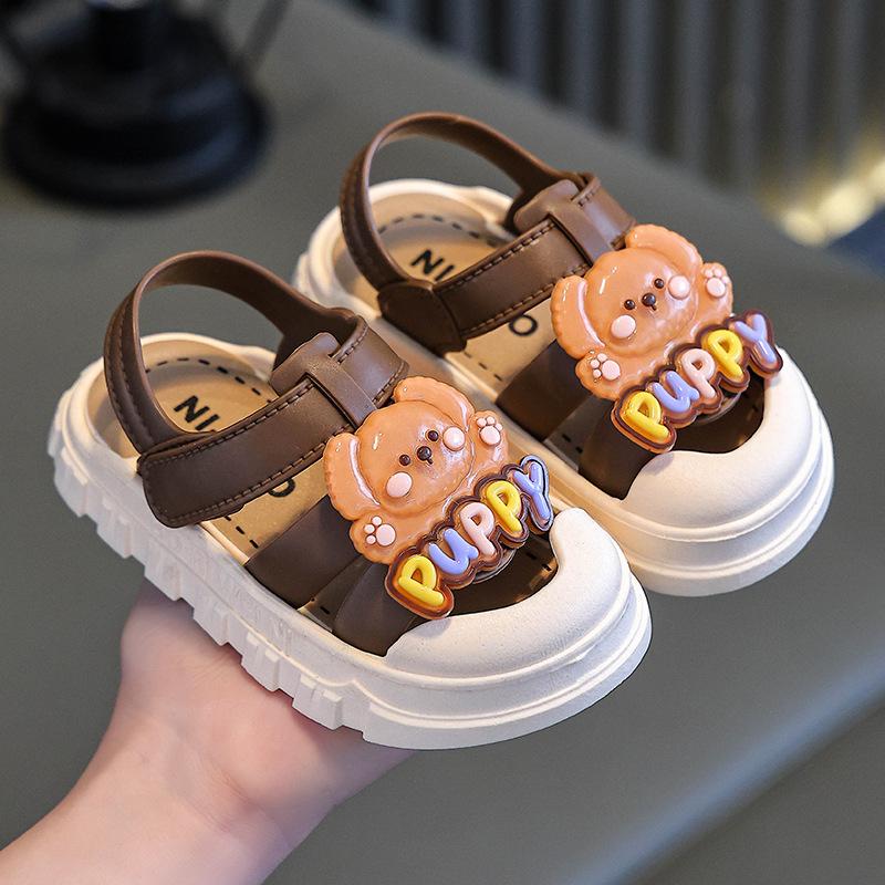 Children's Slippers for Summer Girls and Boys, Soft Soled Cartoon Baby Slippers