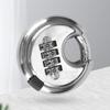 4 Digit Combination Disc Padlock Stainless Steel Weather-proof Disc Lock for Trailer