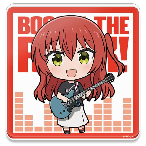Bocchi the Acrylic Coaster L Ikuyo Band Rock! [Kita T-Shirt Ver.]