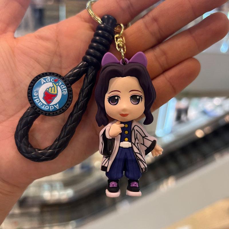 New  Keychain Couple Car Pendant Cartoon Bag Keychain Hanging Accessory Cute  Anime Merchandise Gift For