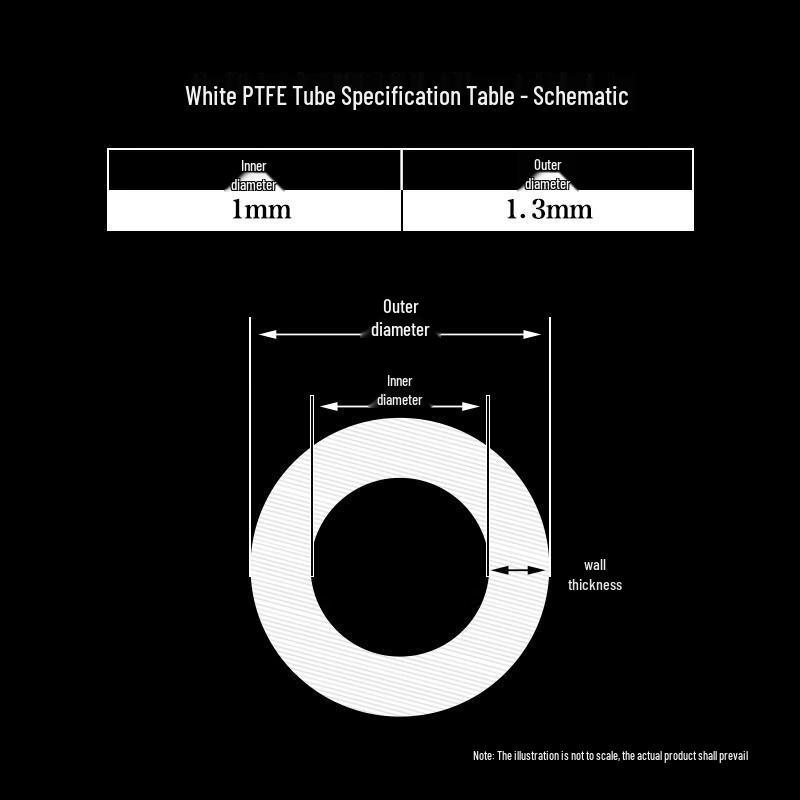 High-Temperature PTFE (Teflon) Tube