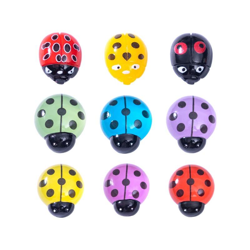 Luminous Little Ladybug Cute Grain Garden Landscape Decoration Blind Bag AccessoryMicro-landscape Small Ornament