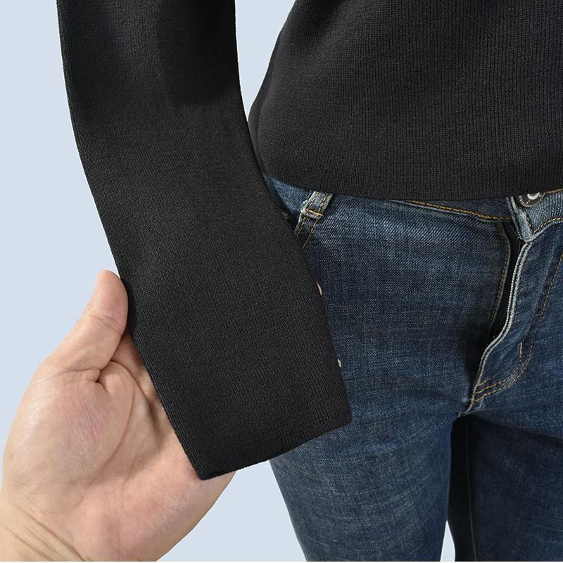 Round Neck Hand-Stitched Beads Cut Out Craft Knitting Long Sleeves Silm Bottoming Shirt Stylish Women's Clothing