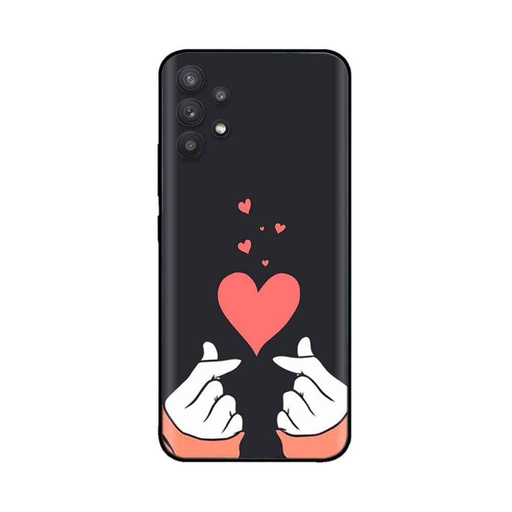 For Samsung A32 Case Soft Black Silicone Phone Back Cover for Samsung Galaxy A32 4G A325 A 32 5G A326 Case Fundas Coque Bumper